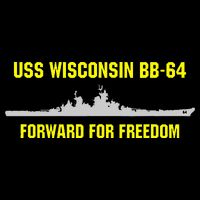 Uss Wisconsin Bb64 T-Shirt