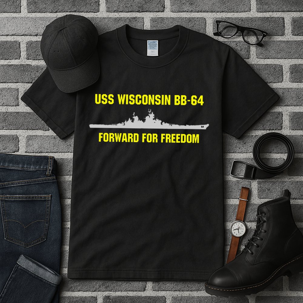 Uss Wisconsin Bb64 Tall T-Shirt