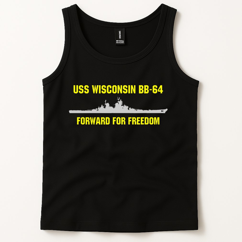 Uss Wisconsin Bb64 Tank Top