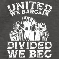 United We Bargain Divided We Beg Labor Day Union Worker Gift Vector Backpack