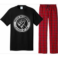 United We Bargain Divided We Beg Worker Fist Labor Protest Pajama Set