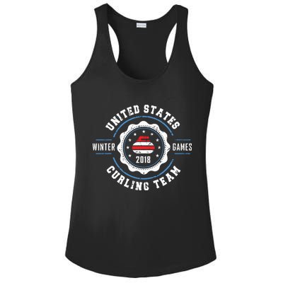 USA Winter Curling Ladies PosiCharge Competitor Racerback Tank