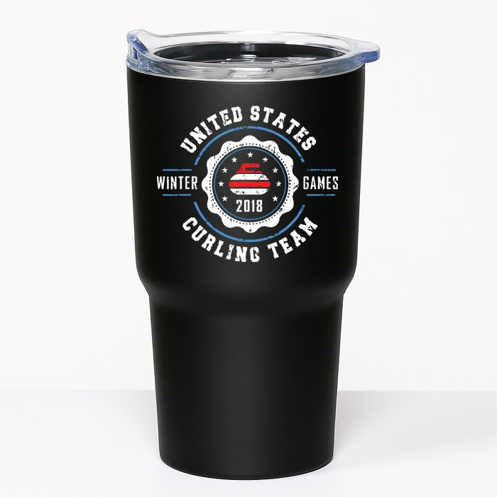 USA Winter Curling Tumbler