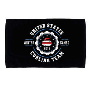 USA Winter Curling Microfiber Hand Towel