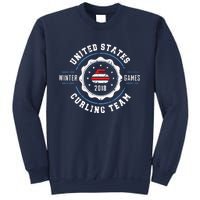 USA Winter Curling Sweatshirt