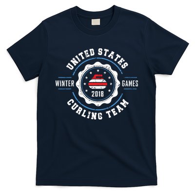 USA Winter Curling T-Shirt