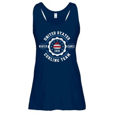 USA Winter Curling Ladies Essential Flowy Tank