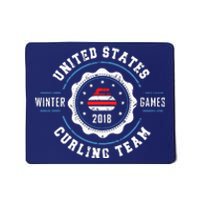 USA Winter Curling Mousepad