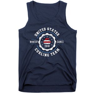 USA Winter Curling Tank Top