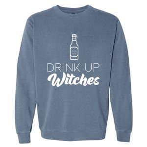 Up Witches Cauldron Brew Gift Garment-Dyed Sweatshirt