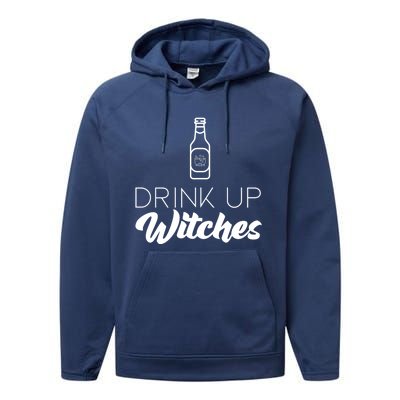 Up Witches Cauldron Brew Gift Performance Fleece Hoodie