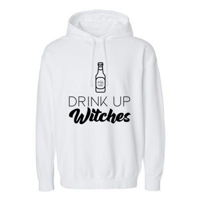 Up Witches Cauldron Brew Gift Garment-Dyed Fleece Hoodie