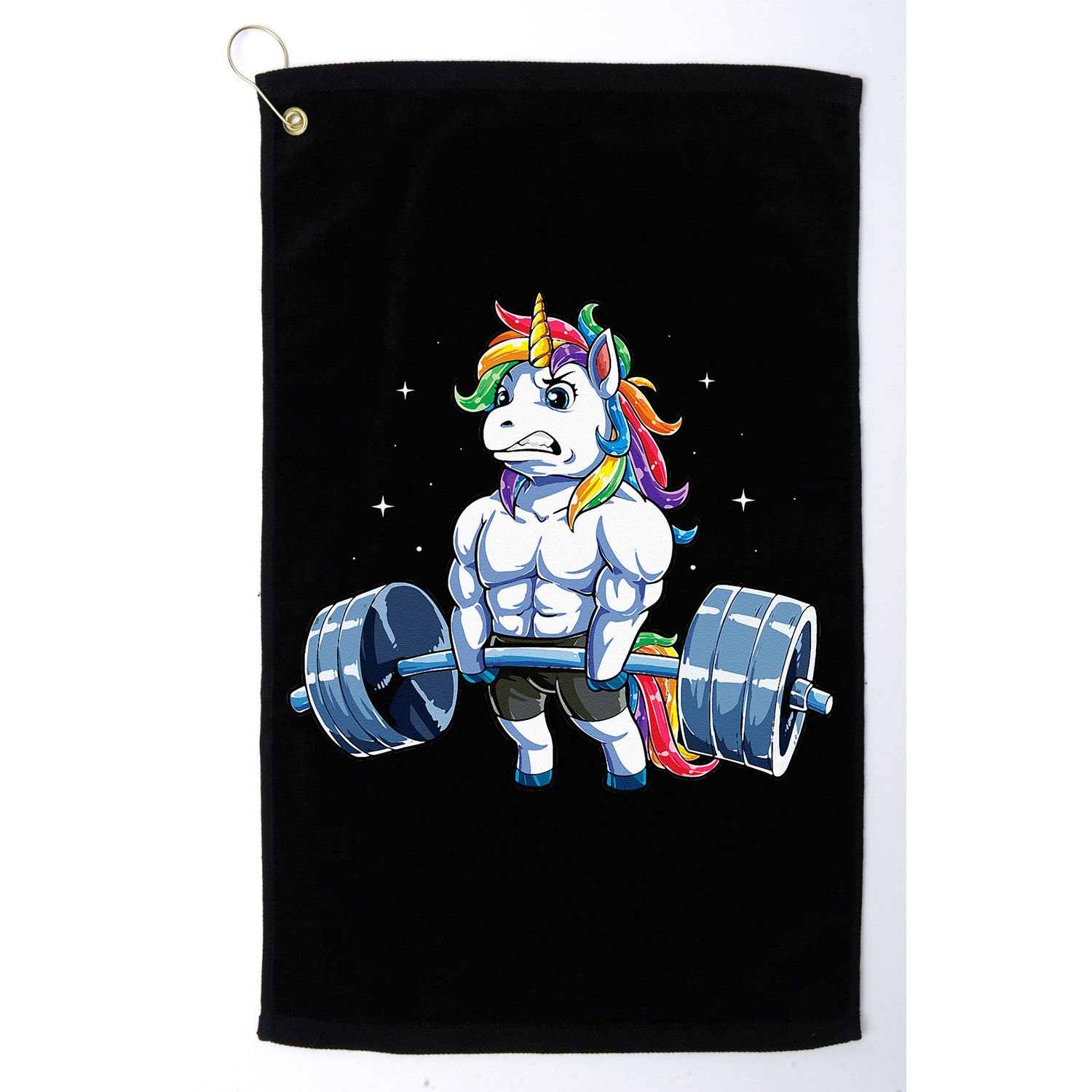 Unicorn Weightlifting Deadlift Fitness Gym Women Golf Towel