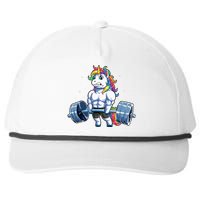 Unicorn Weightlifting Deadlift Fitness Gym Women Snapback Five-Panel Rope Hat