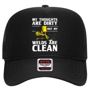 Unique Welding Design Weld Tool Welder Welding High Crown Mesh Back Trucker Hat