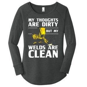 Unique Welding Design Weld Tool Welder Welding Women's Perfect Tri Tunic Long Sleeve Shirt