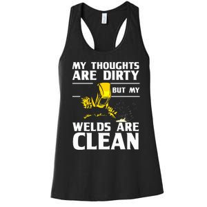 Unique Welding Design Weld Tool Welder Welding Women's Racerback Tank