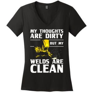 Unique Welding Design Weld Tool Welder Welding Women's V-Neck T-Shirt