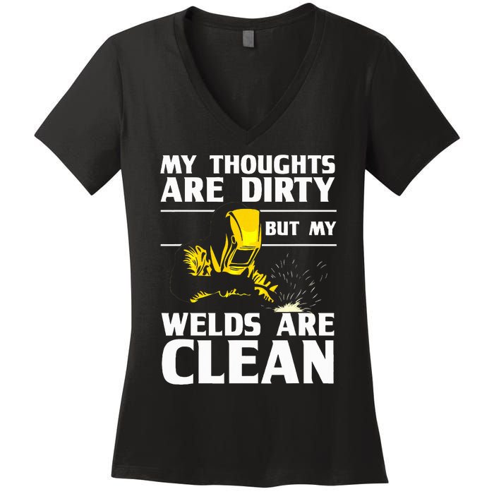 Unique Welding Design Weld Tool Welder Welding Women's V-Neck T-Shirt