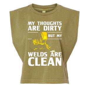 Unique Welding Design Weld Tool Welder Welding Garment-Dyed Women's Muscle Tee