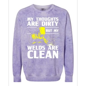 Unique Welding Design For Weld Tool Welder Welding Colorblast Crewneck Sweatshirt