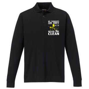 Unique Welding Design For Weld Tool Welder Welding Performance Long Sleeve Polo