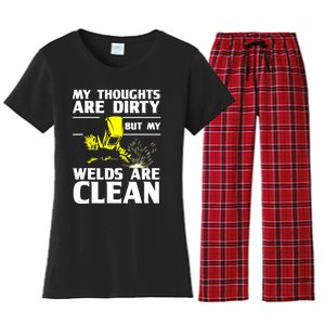 Unique Welding Design For Weld Tool Welder Welding Women's Flannel Pajama Set