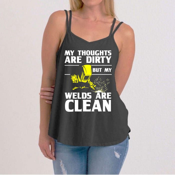 Unique Welding Design For Weld Tool Welder Welding Women's Strappy Tank