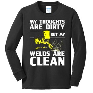 Unique Welding Design For Weld Tool Welder Welding Kids Long Sleeve Shirt