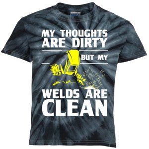 Unique Welding Design For Weld Tool Welder Welding Kids Tie-Dye T-Shirt