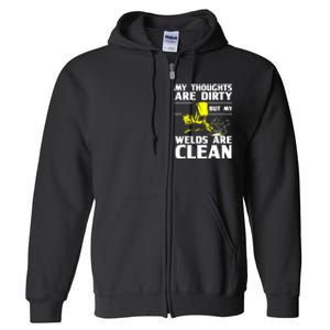 Unique Welding Design For Weld Tool Welder Welding Full Zip Hoodie