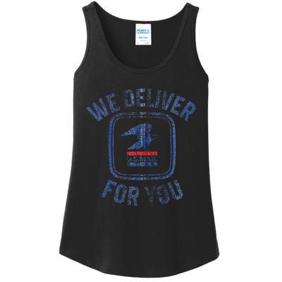 Usps We Deliver For You Ladies Essential Tank