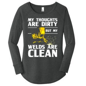 Unique Welding Design For Weld Tool Welder Welding Women's Perfect Tri Tunic Long Sleeve Shirt