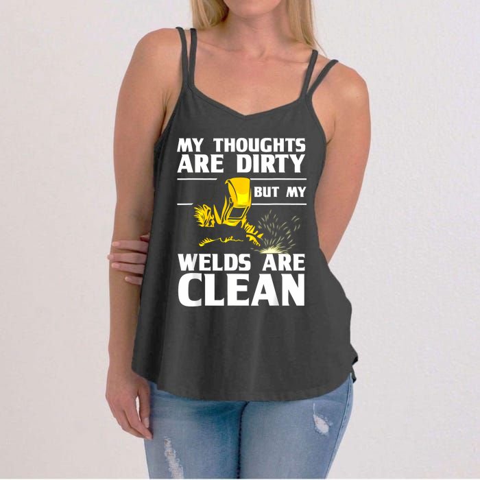 Unique Welding Design For Weld Tool Welder Welding Women's Strappy Tank