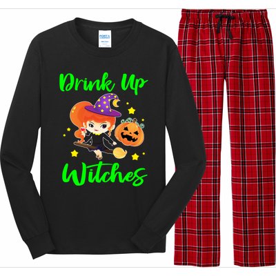 Up Witches Funny Halloween Funny Gift Gift Long Sleeve Pajama Set