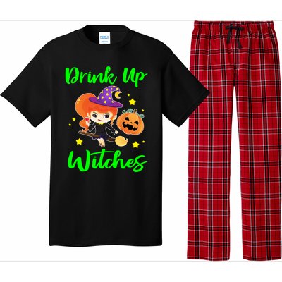 Up Witches Funny Halloween Funny Gift Gift Pajama Set