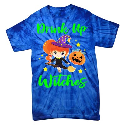 Up Witches Funny Halloween Funny Gift Gift Tie-Dye T-Shirt