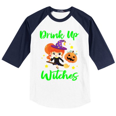 Up Witches Funny Halloween Funny Gift Gift Baseball Sleeve Shirt