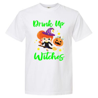 Up Witches Funny Halloween Funny Gift Gift Garment-Dyed Heavyweight T-Shirt