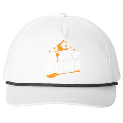 Up Witches Funny Halloween Witch Ing Wine Gift Snapback Five-Panel Rope Hat