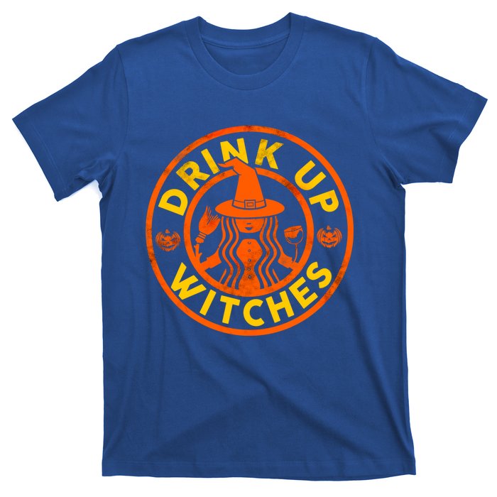 Up Witches Funny Halloween Ing Alcohol Gift T-Shirt