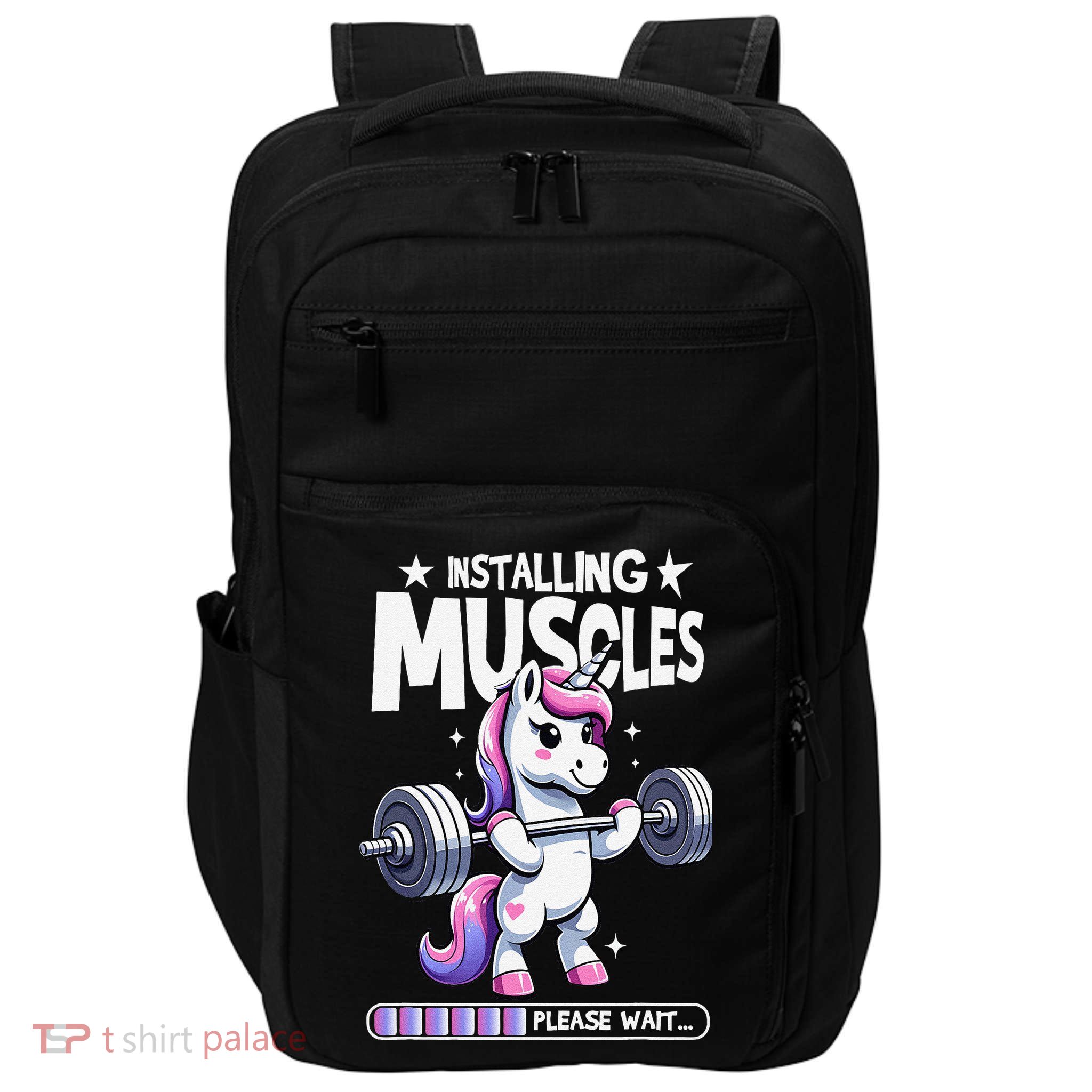 Unicorn Weightlifting Fitness Gym Workout Weight Training Impact Tech Backpack