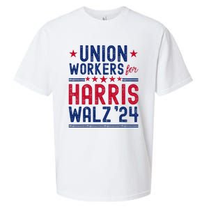 Union Workers For Harris Walz 2024 Presidential Election Sueded Cloud Jersey T-Shirt