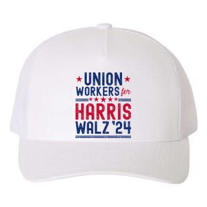 Union Workers For Harris Walz 2024 Presidential Election Yupoong Adult 5-Panel Trucker Hat