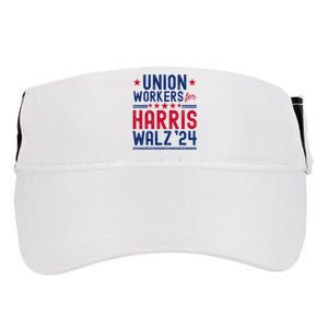 Union Workers For Harris Walz 2024 Presidential Election Adult Drive Performance Visor