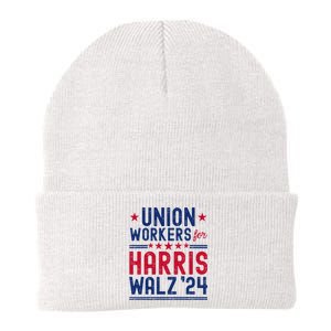 Union Workers For Harris Walz 2024 Presidential Election Knit Cap Winter Beanie