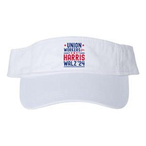 Union Workers For Harris Walz 2024 Presidential Election Valucap Bio-Washed Visor