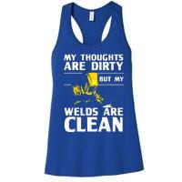 Unique Welding For Women Weld Tool Welder Welding Women's Racerback Tank