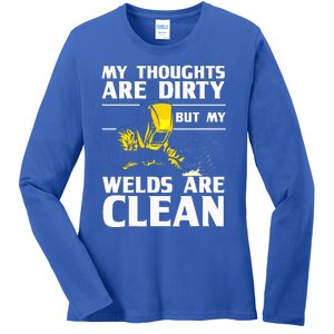 Unique Welding For Women Weld Tool Welder Welding Ladies Long Sleeve Shirt