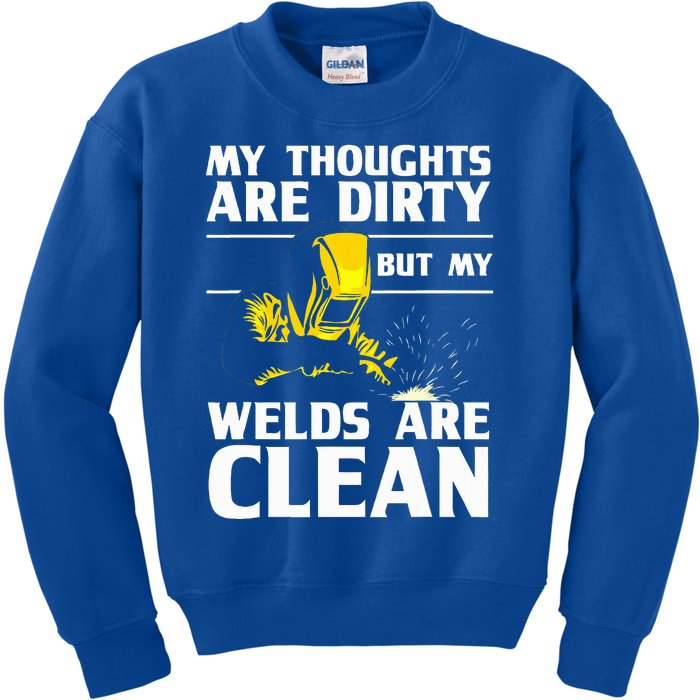 Unique Welding For Women Weld Tool Welder Welding Kids Sweatshirt